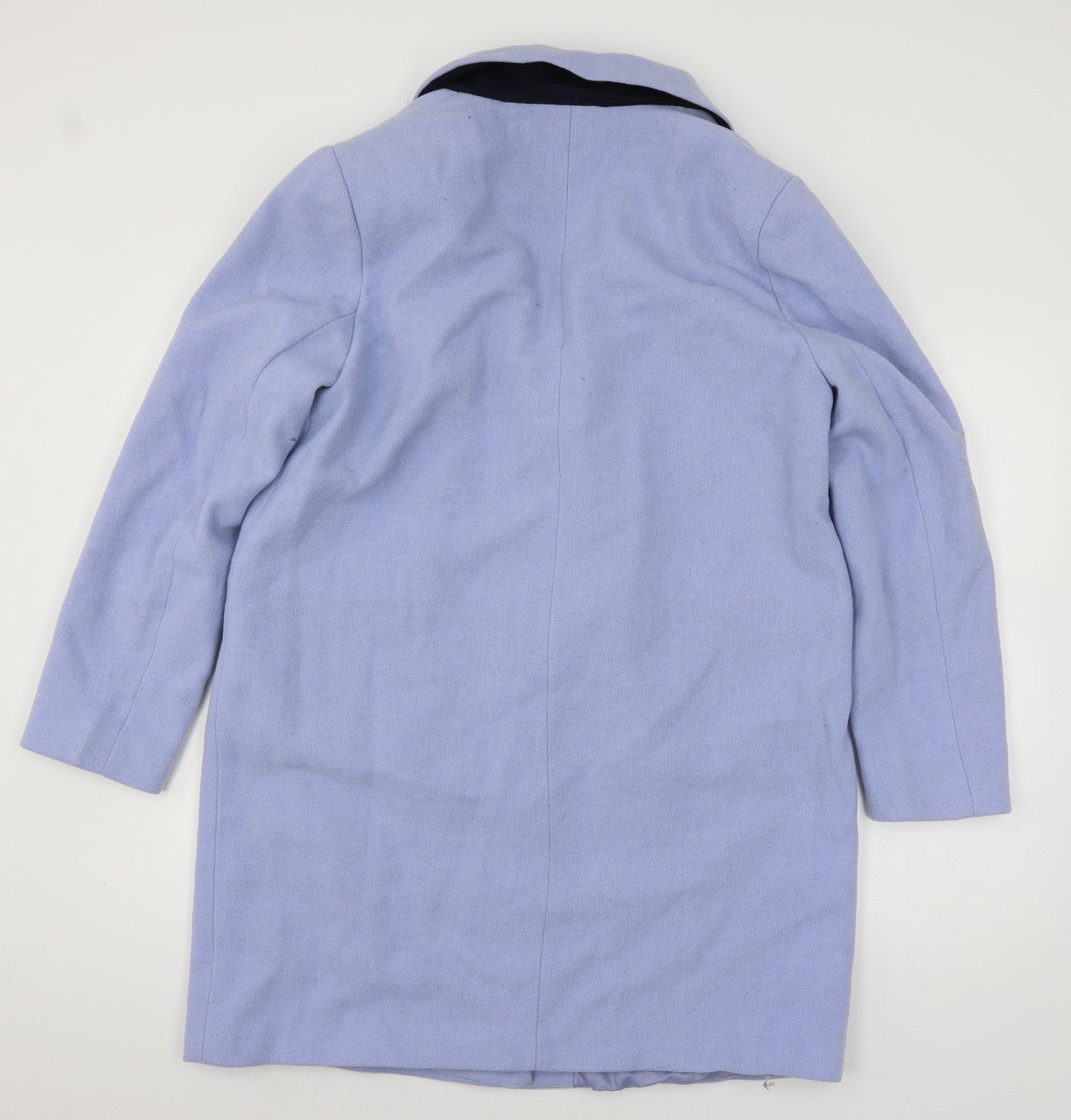 Marks and Spencer Womens Blue   Overcoat Coat Size 16