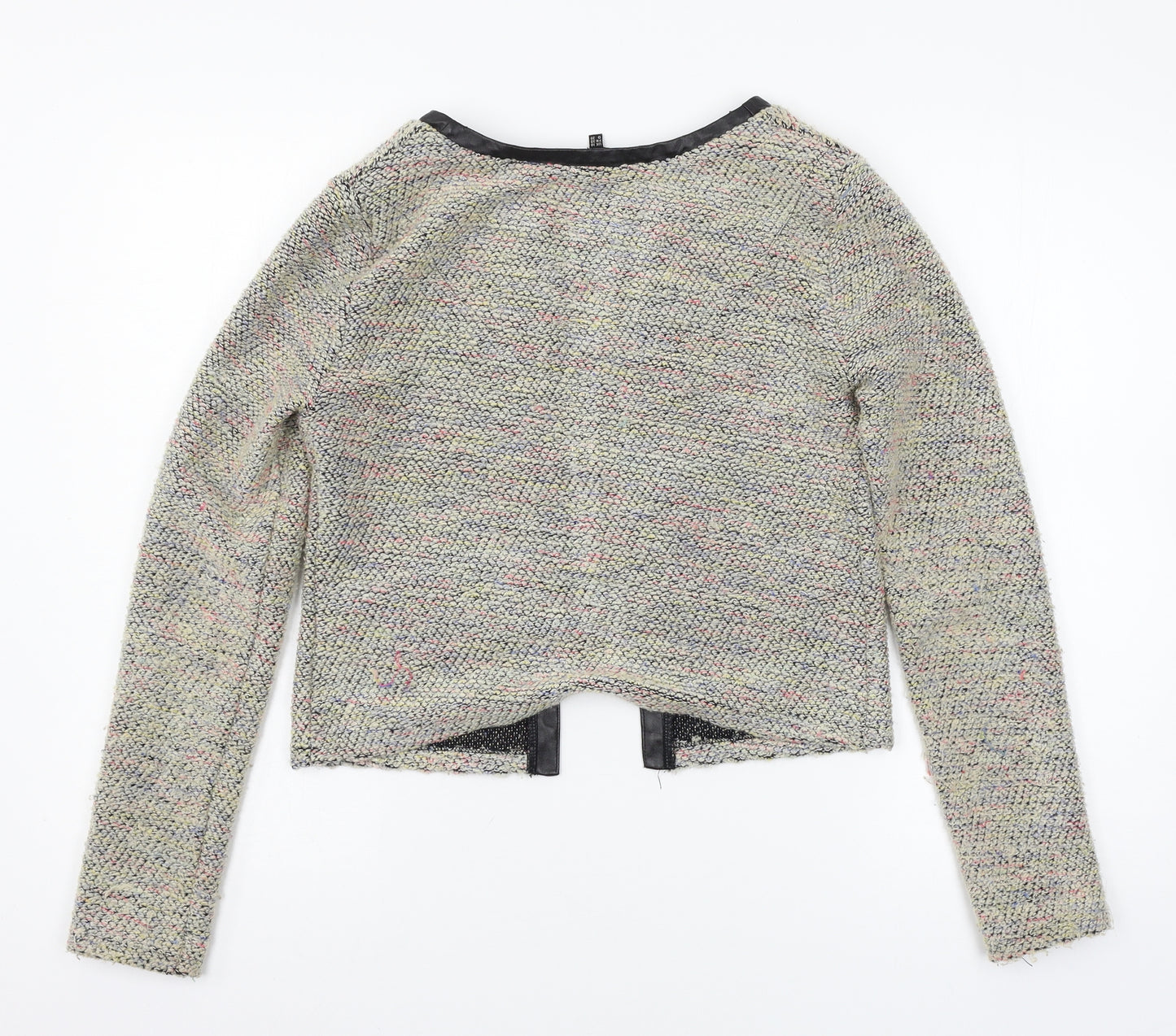 Warehouse Womens Beige  Knit Jacket  Size 10