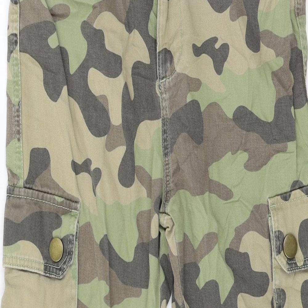 New Look Womens Green Camouflage  Trousers  Size 8 L27 in