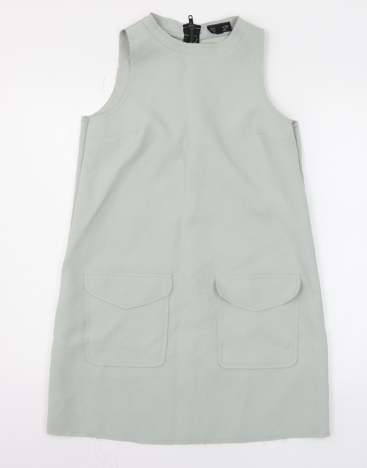 Topshop Womens Green   A-Line  Size 8