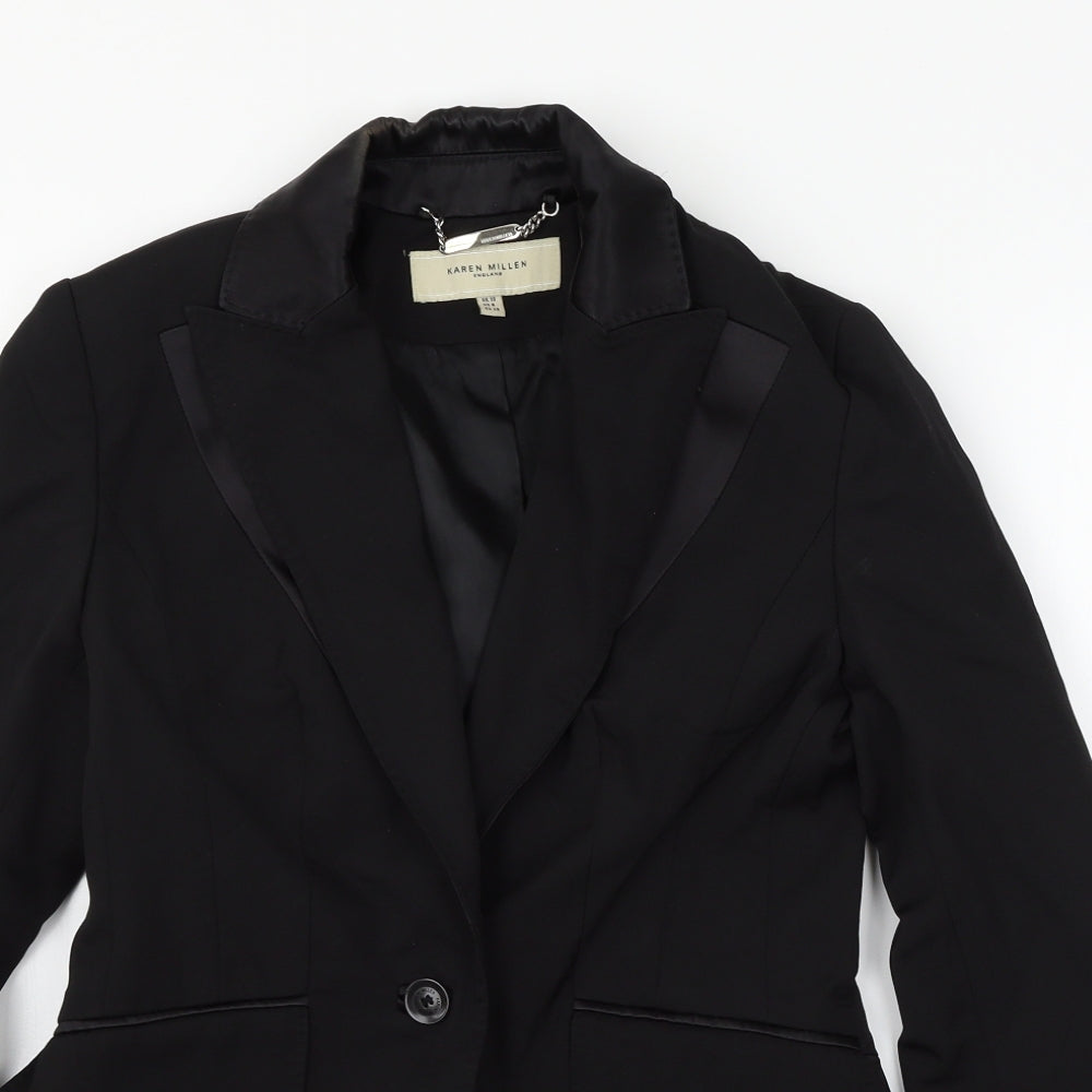Karen Millen Womens Black   Jacket Blazer Size 10