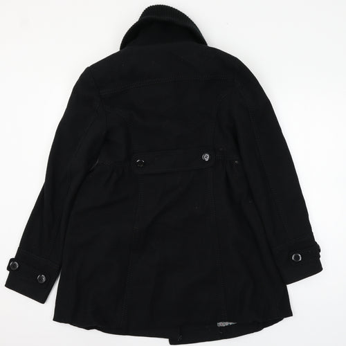 XDYE Womens Black   Overcoat Coat Size M