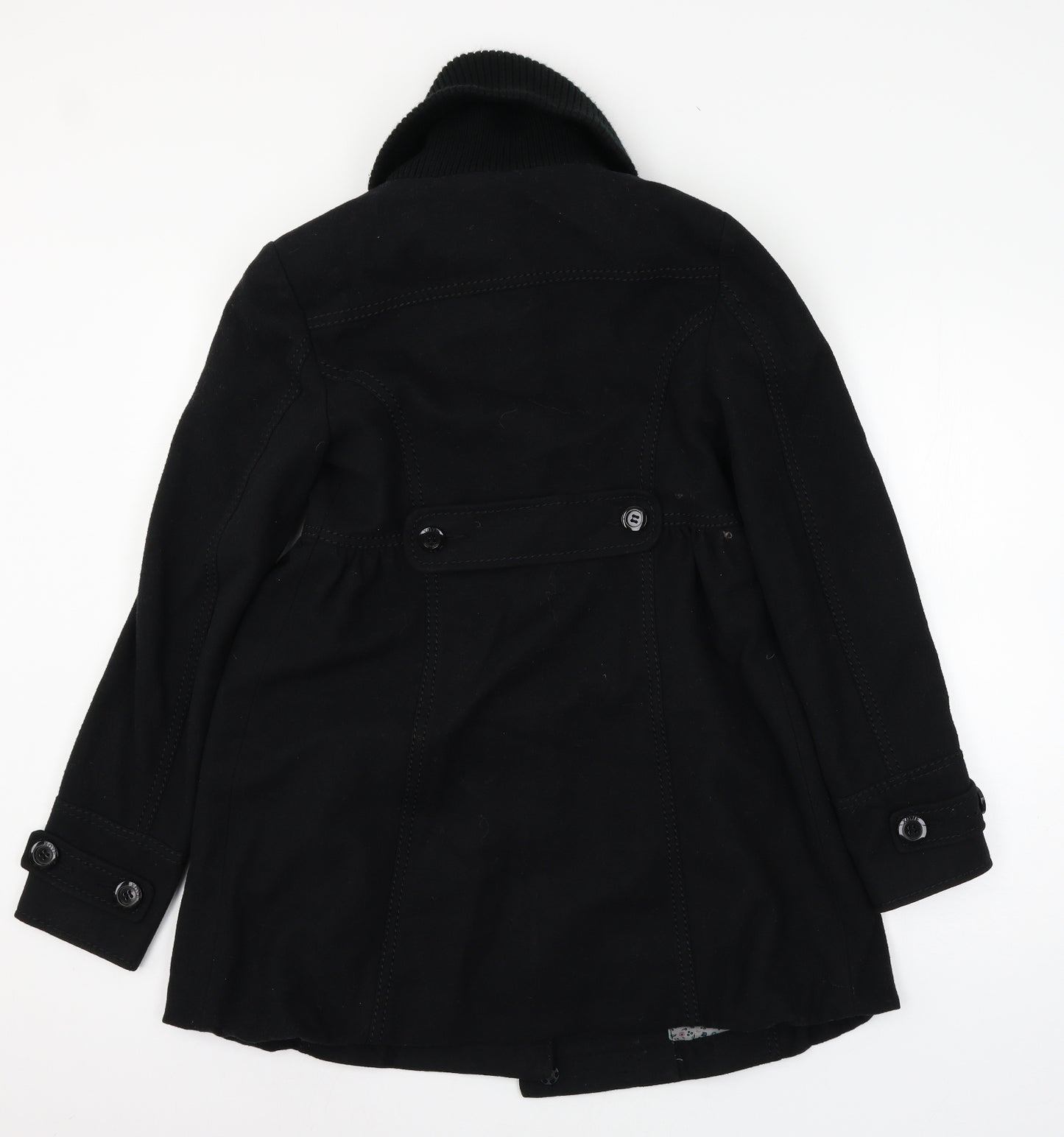XDYE Womens Black   Overcoat Coat Size M