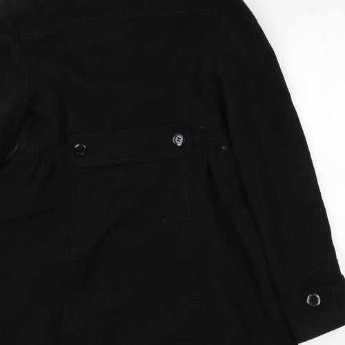 XDYE Womens Black   Overcoat Coat Size M