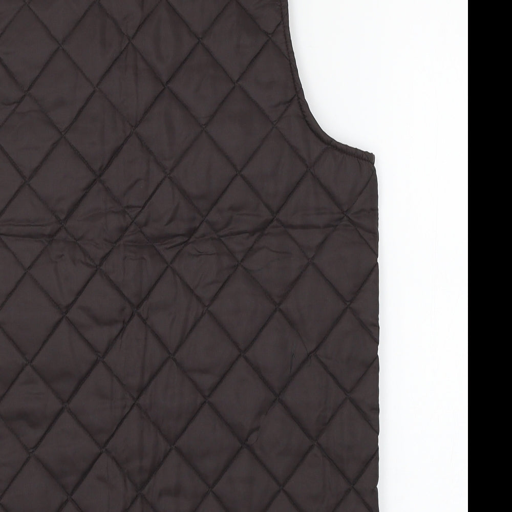 Preworn Womens Brown   Gilet Jacket Size 12