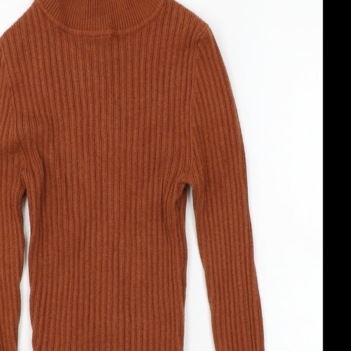 Primark Womens Brown  Knit Pullover Jumper Size 12