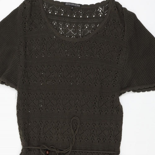 Marks and Spencer Womens Green  Knit Jumper Dress  Size 12