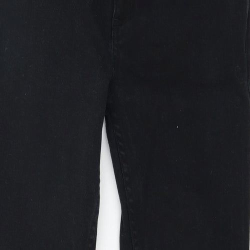Denim & Co. Womens Black  Denim Skinny Jeans Size 32 in L32 in