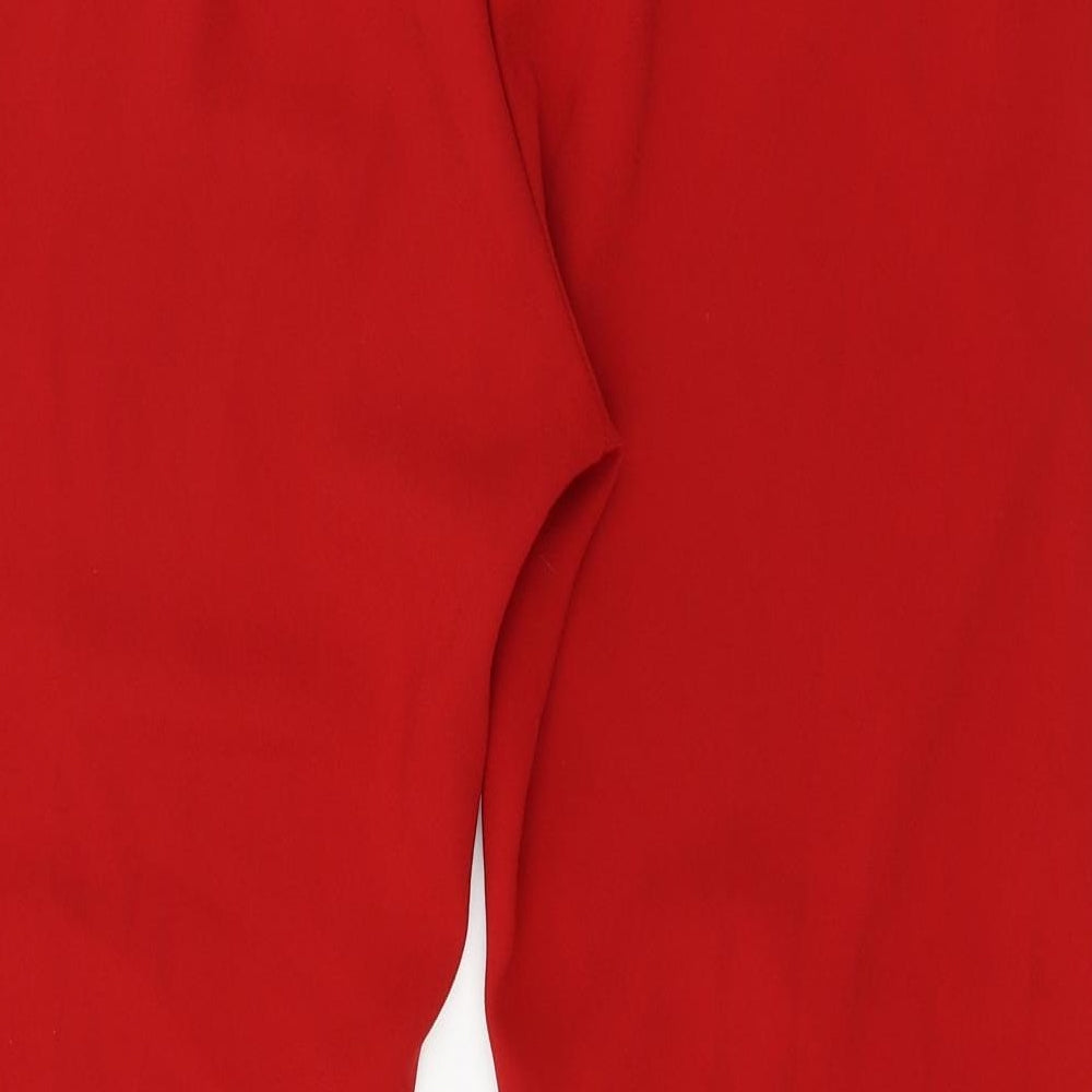 River Island Womens Red   Trousers  Size 10 L23 in