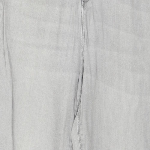 Denim & Co. Womens Grey  Denim Skinny Jeans Size 14 L27 in