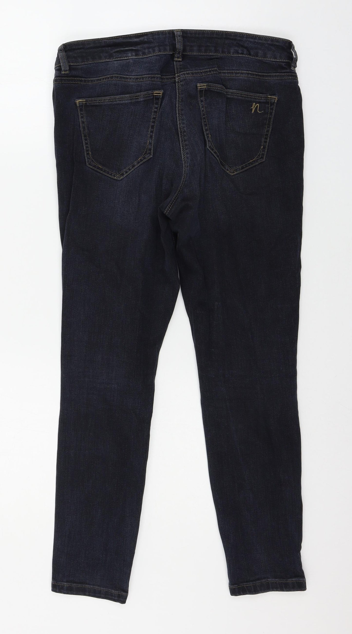 NEXT Womens Blue  Denim Skinny Jeans Size 12 L25 in