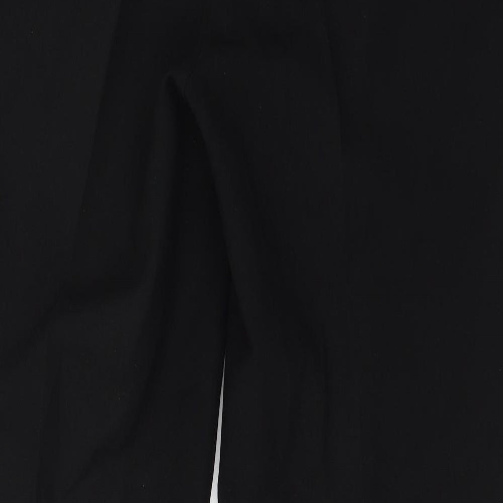 Peacocks Womens Black   Trousers  Size 14 L30 in