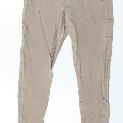 Preworn Womens Brown  Denim Jegging Jeans Size 32 in L27 in