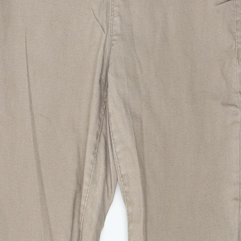 Preworn Womens Brown  Denim Jegging Jeans Size 32 in L27 in