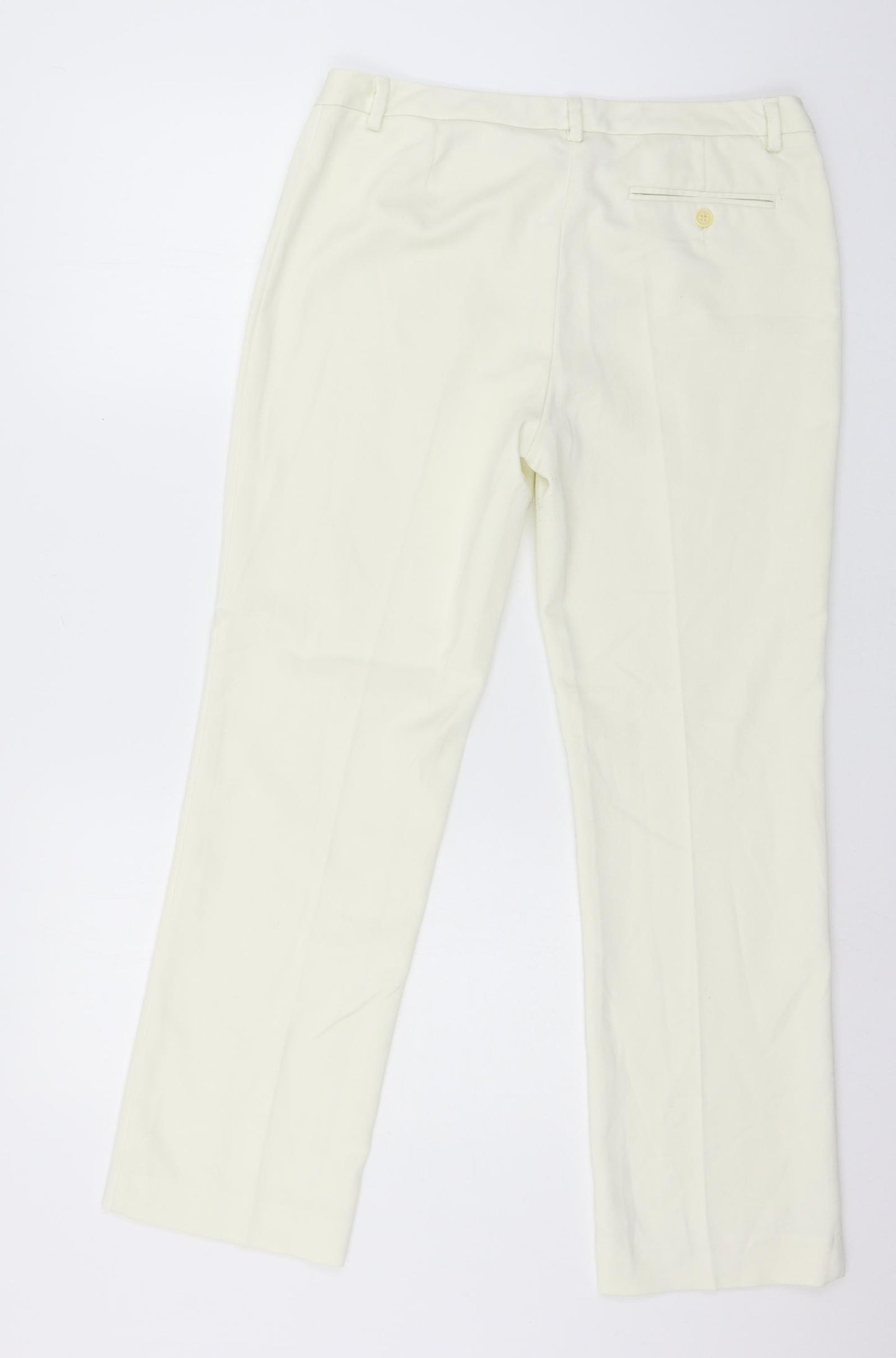 Sisley Womens Ivory   Trousers  Size 32 in L27 in