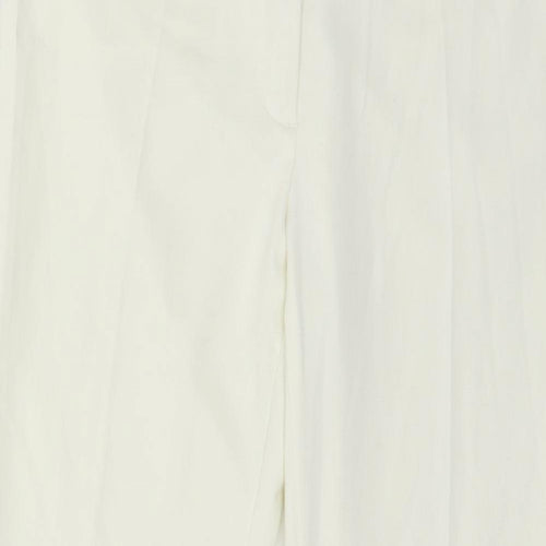 Sisley Womens Ivory   Trousers  Size 32 in L27 in