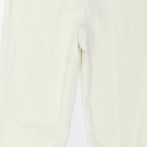 Sisley Womens Ivory   Trousers  Size 32 in L27 in