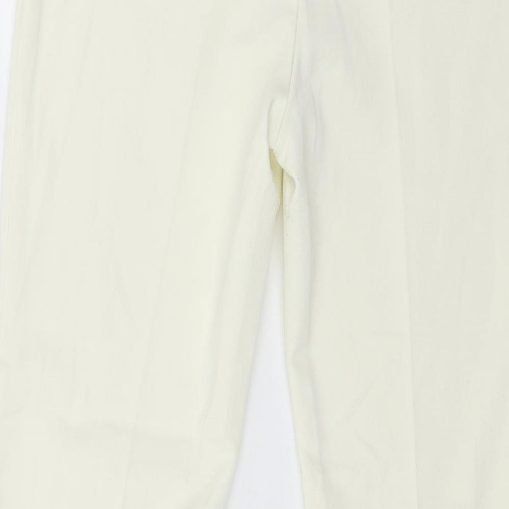 Sisley Womens Ivory   Trousers  Size 32 in L27 in