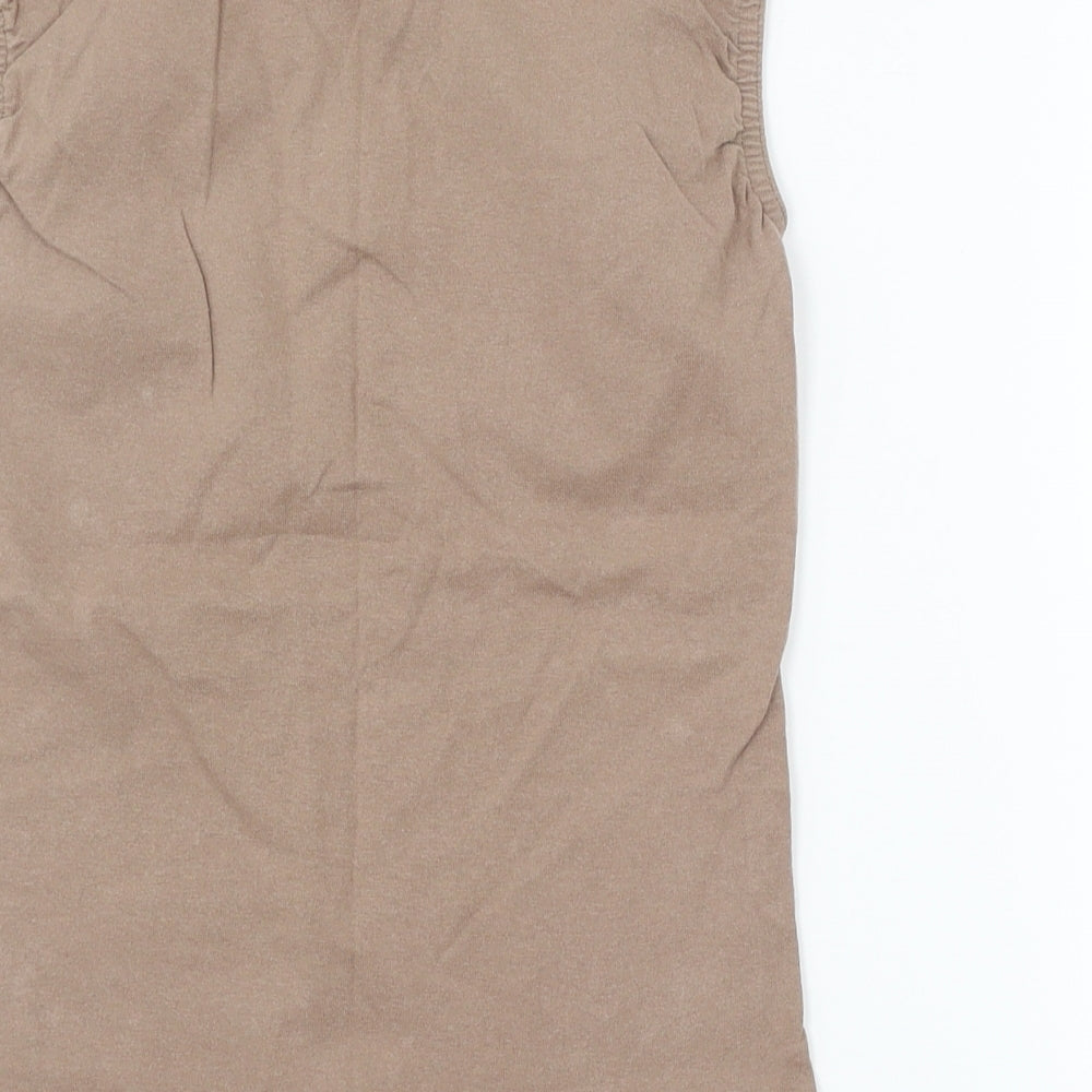 Atmosphere Womens Brown  Jersey Basic T-Shirt Size 8  - Bucking Bronco