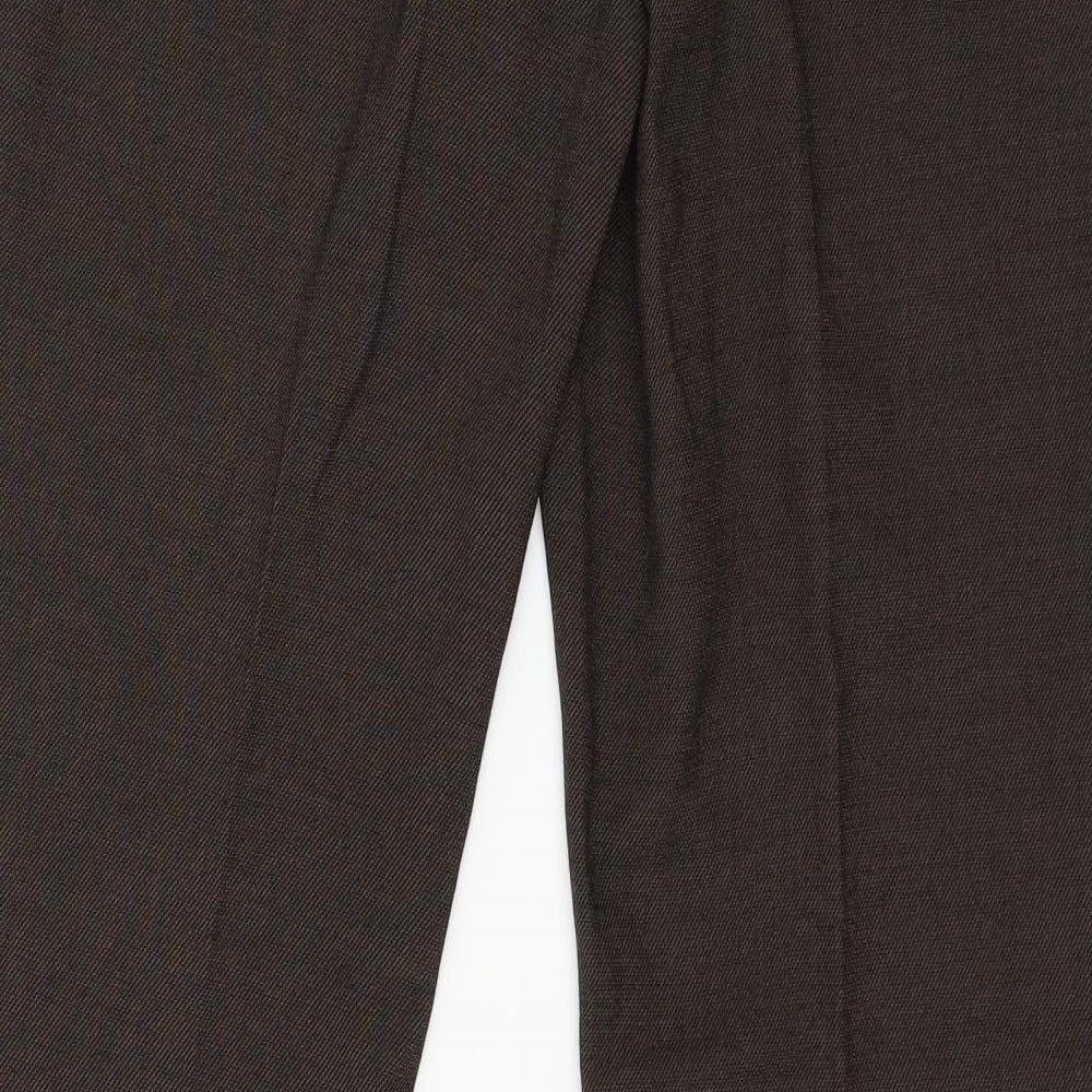 NEXT Womens Brown   Trousers  Size 12 L31 in