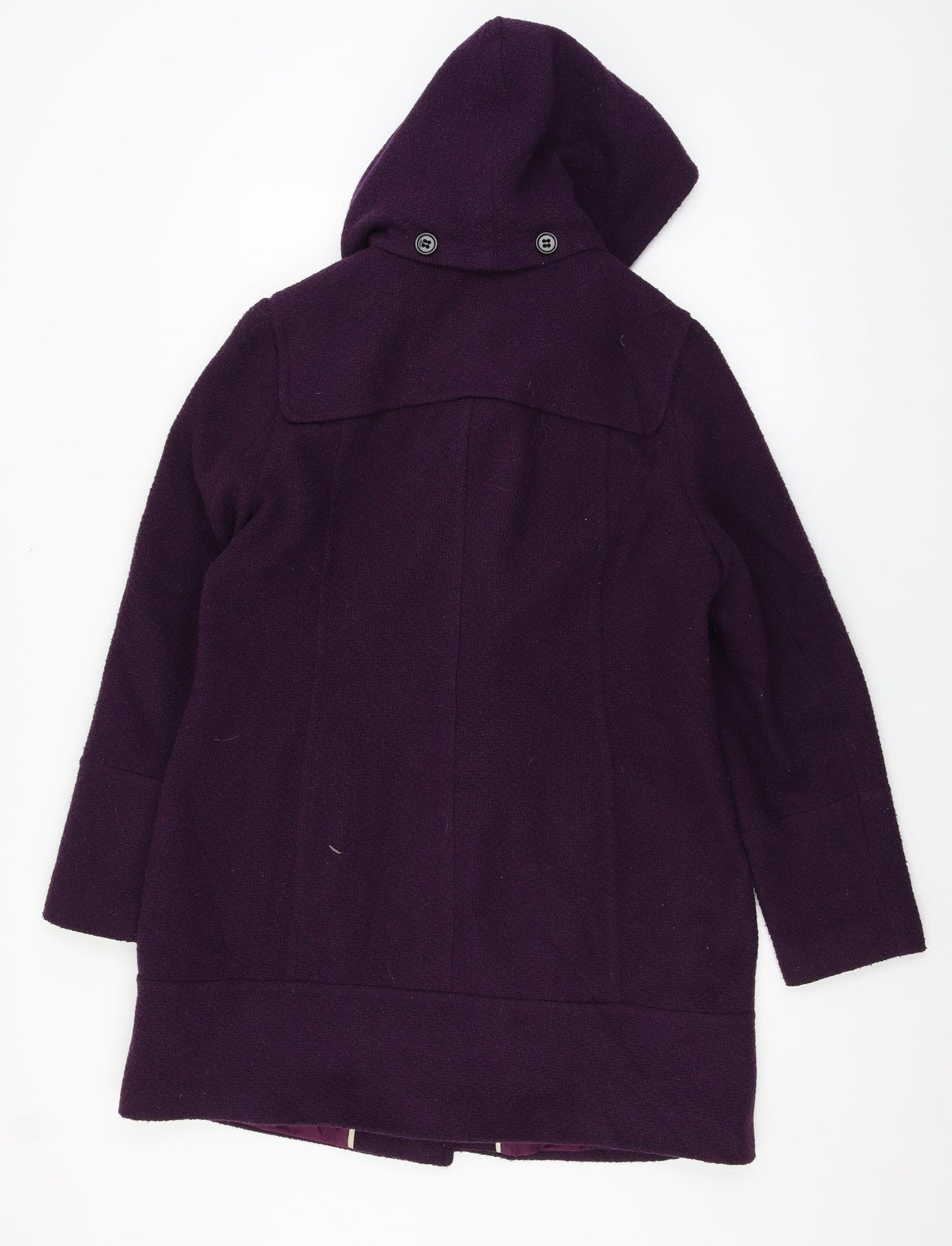 RJR.John Rocha Womens Purple   Pea Coat Coat Size 16