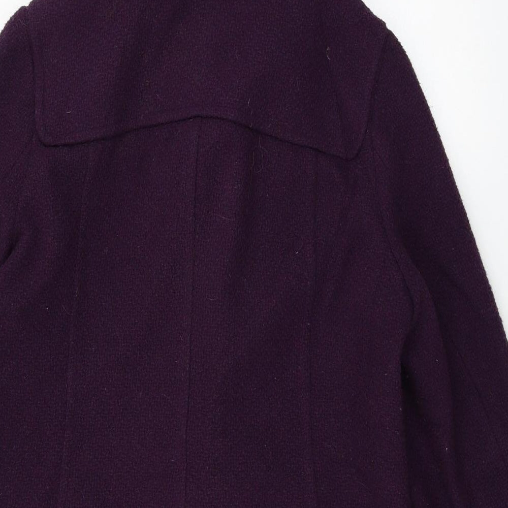 RJR.John Rocha Womens Purple   Pea Coat Coat Size 16