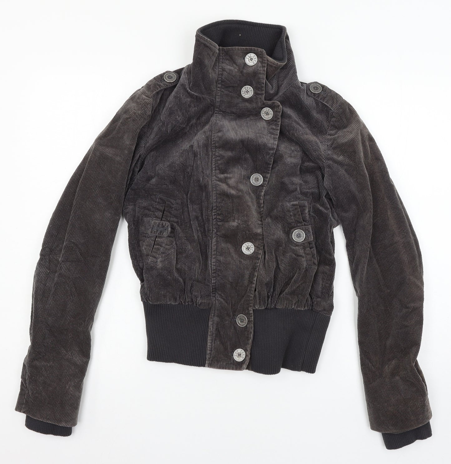 Fat Face Womens Grey  Corduroy Jacket  Size 8