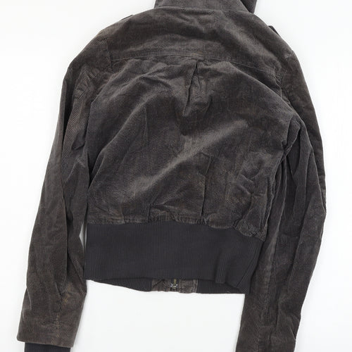 Fat Face Womens Grey  Corduroy Jacket  Size 8