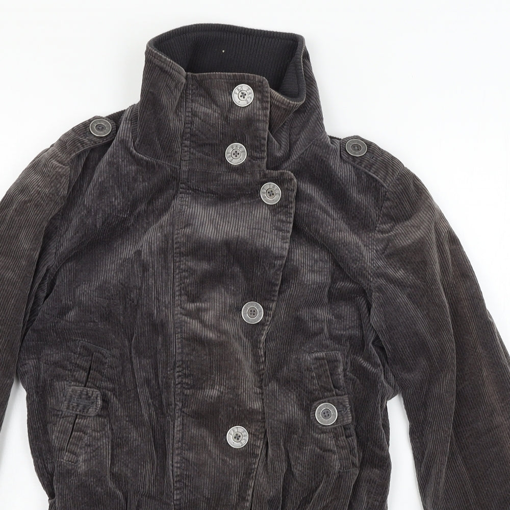 Fat Face Womens Grey  Corduroy Jacket  Size 8