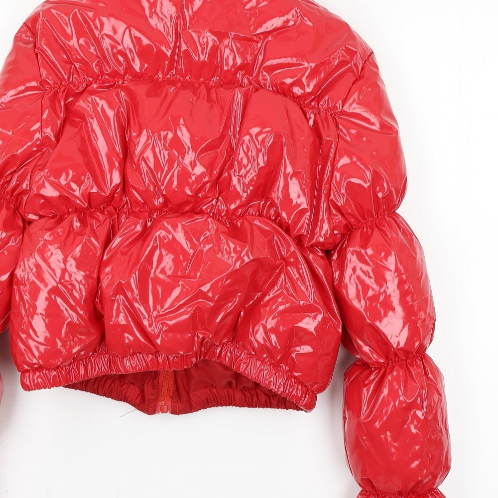 AtxyxtA Womens Red   Puffer Jacket Jacket Size S