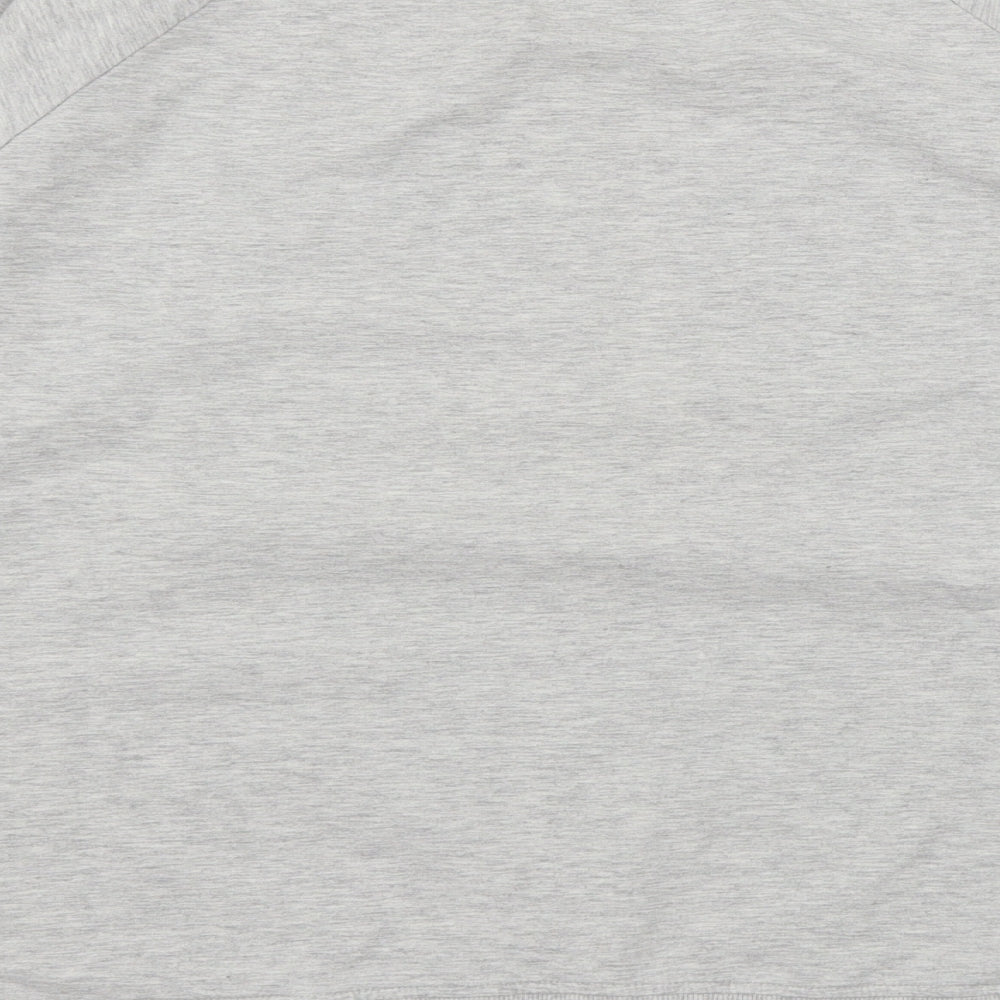 NX Sport Womens Grey  Jersey Pullover Sweatshirt Size 16