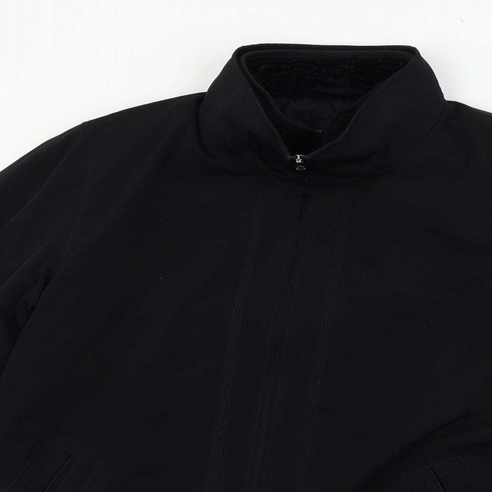 Gallery Mens Black   Overcoat Coat Size S