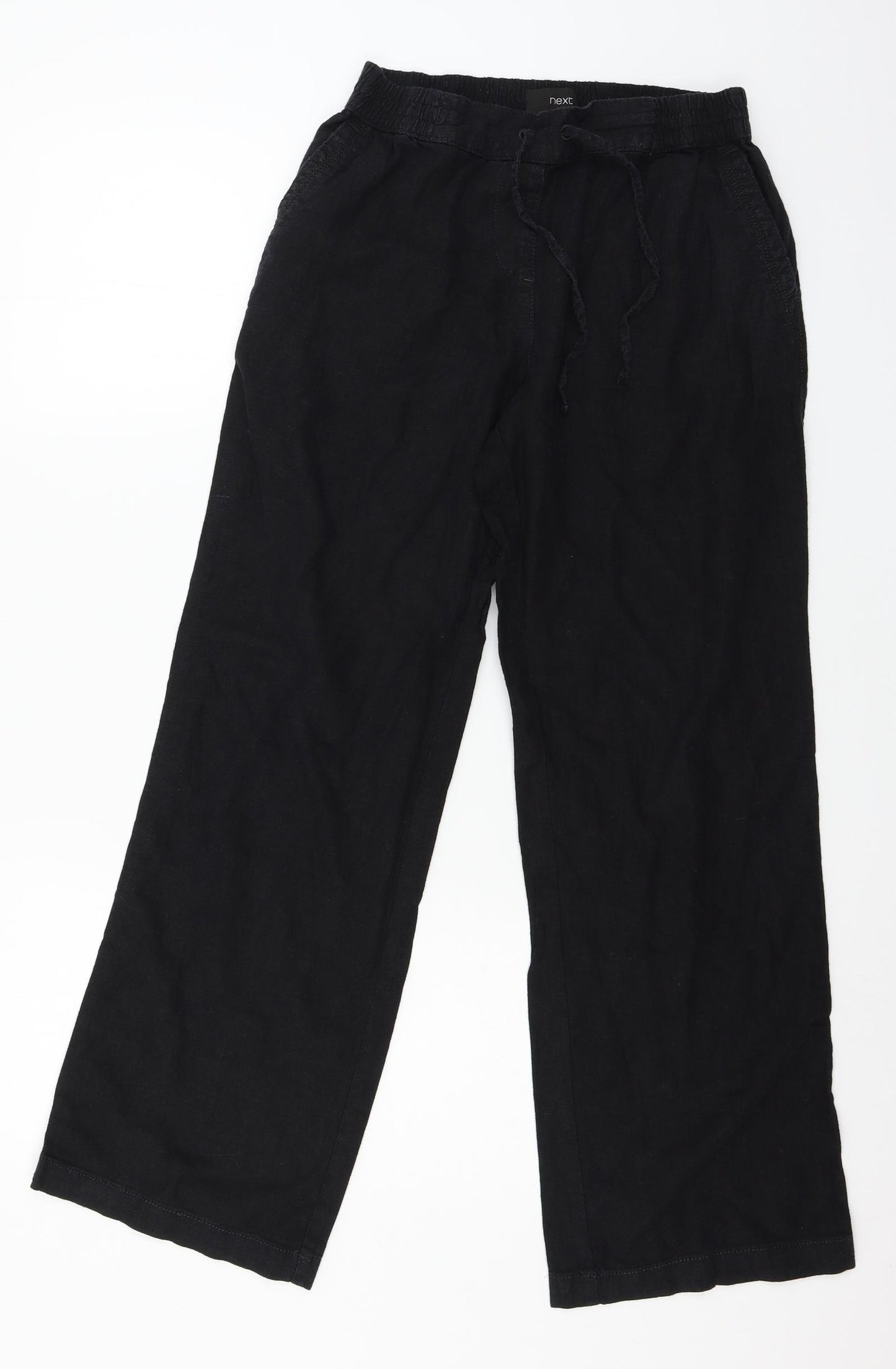NEXT Womens Black   Trousers  Size 10 L28 in