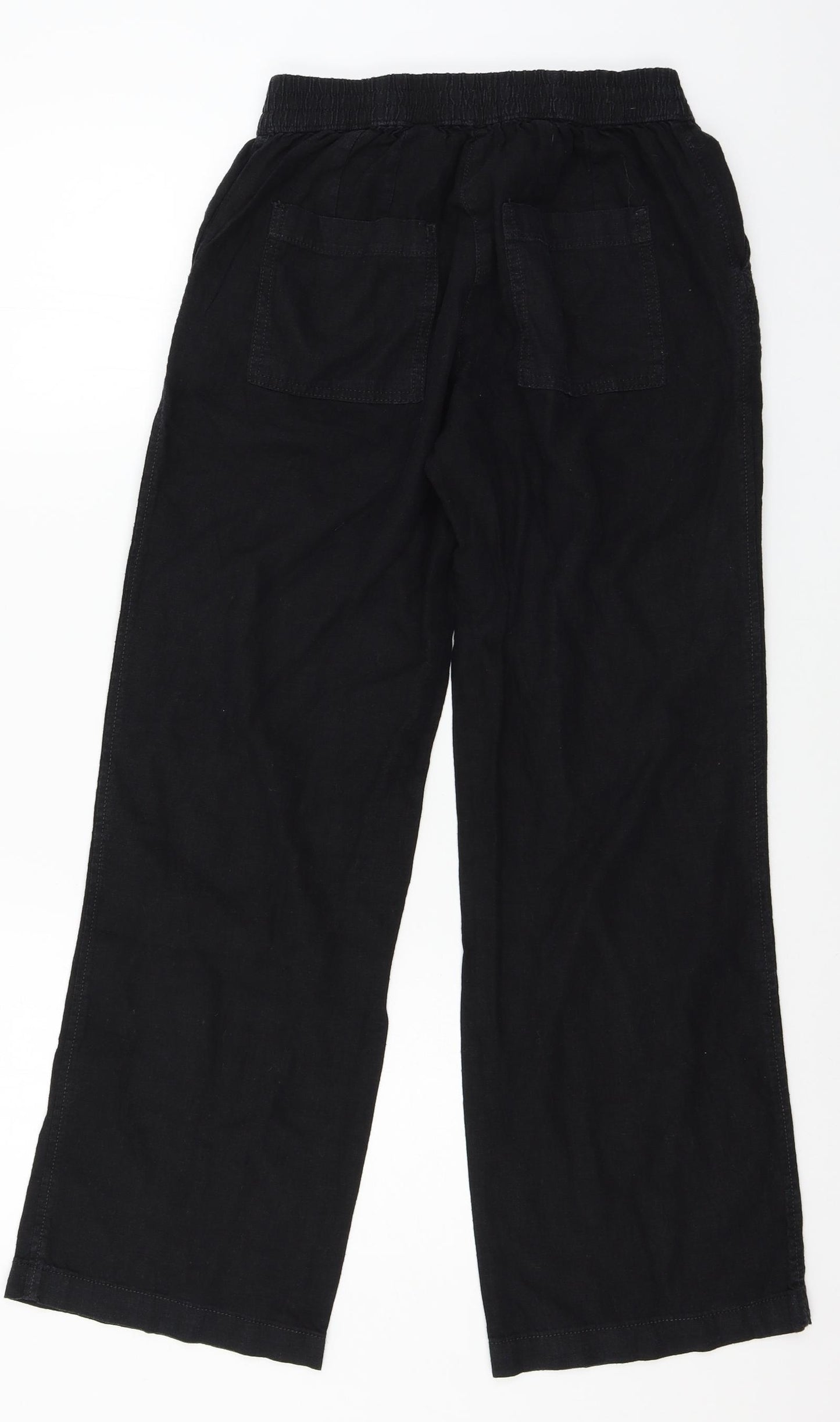 NEXT Womens Black   Trousers  Size 10 L28 in