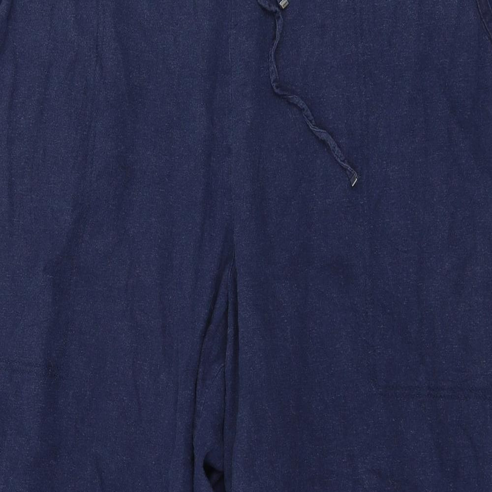 Evans Womens Blue   Culotte Shorts Size 26