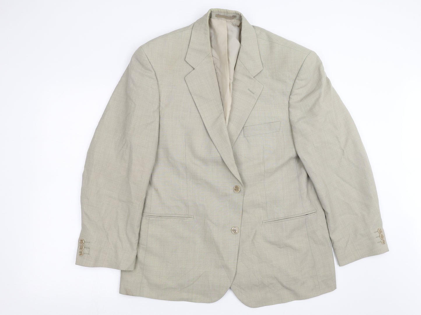 GURTEEN Mens Beige   Jacket Suit Jacket Size 42