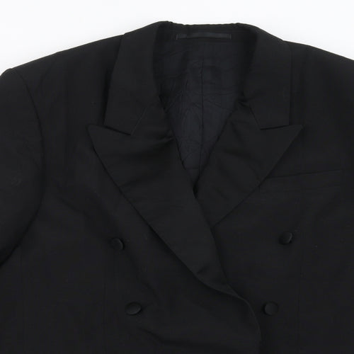 The Fine Tailoring Collection Mens Black   Jacket Suit Jacket Size 40