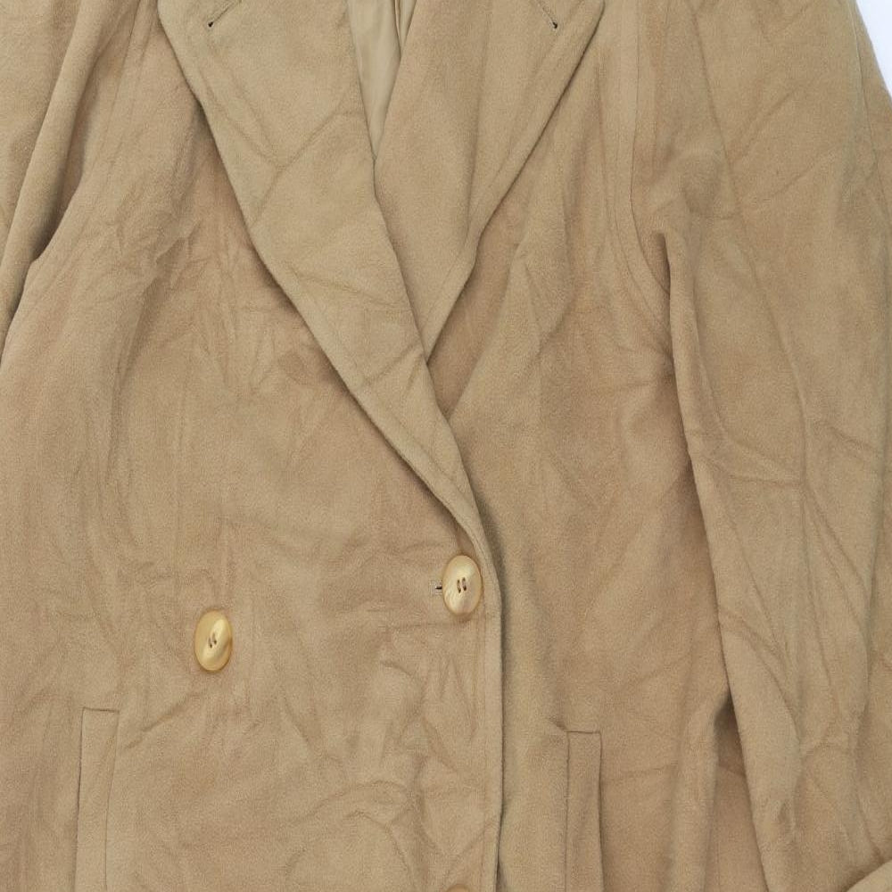Windsmoor Womens Beige   Overcoat Coat Size 10