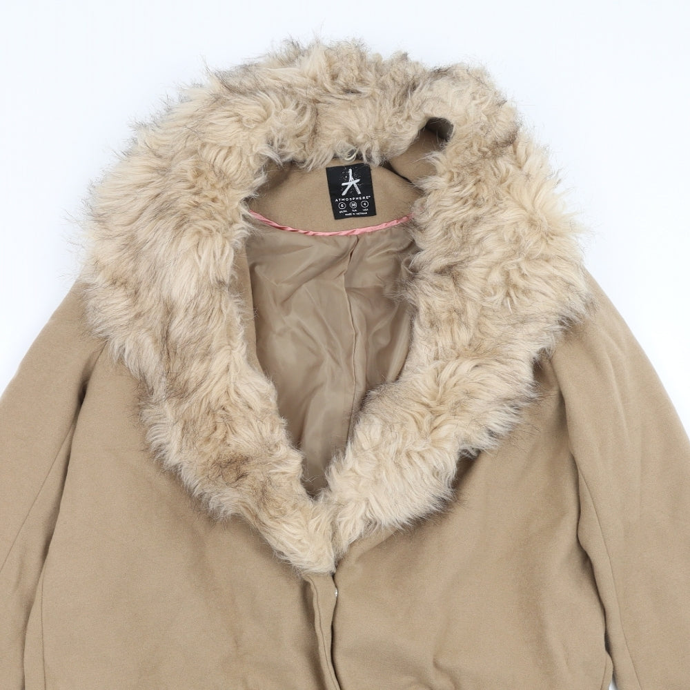 Primark Womens Beige   Jacket Coat Size 8