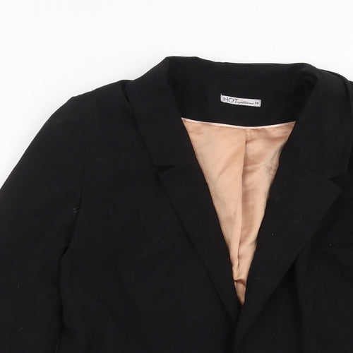 Hot Options Womens Black   Jacket Blazer Size 10