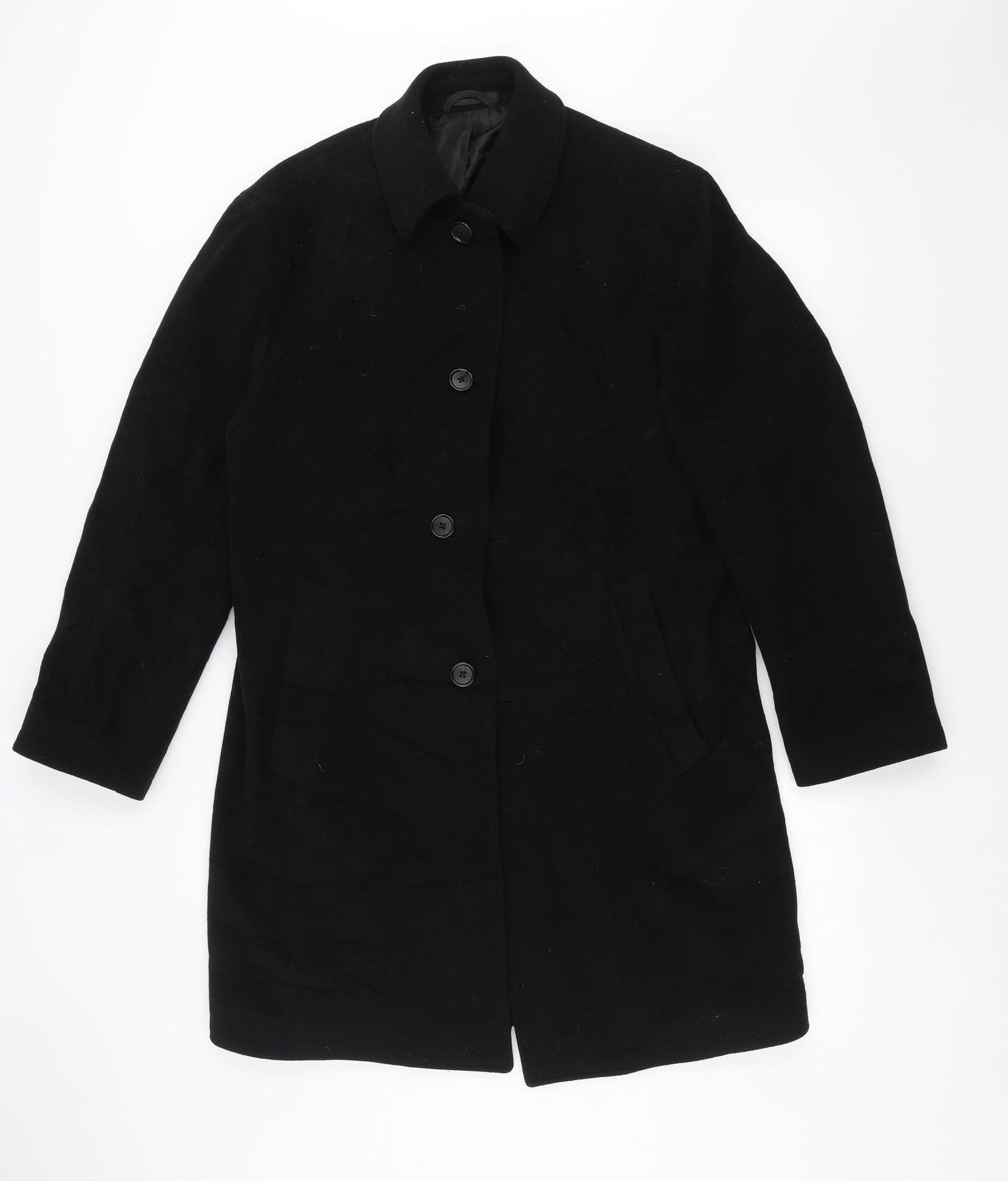 Perry Ellis Womens Black   Jacket Coat Size 40