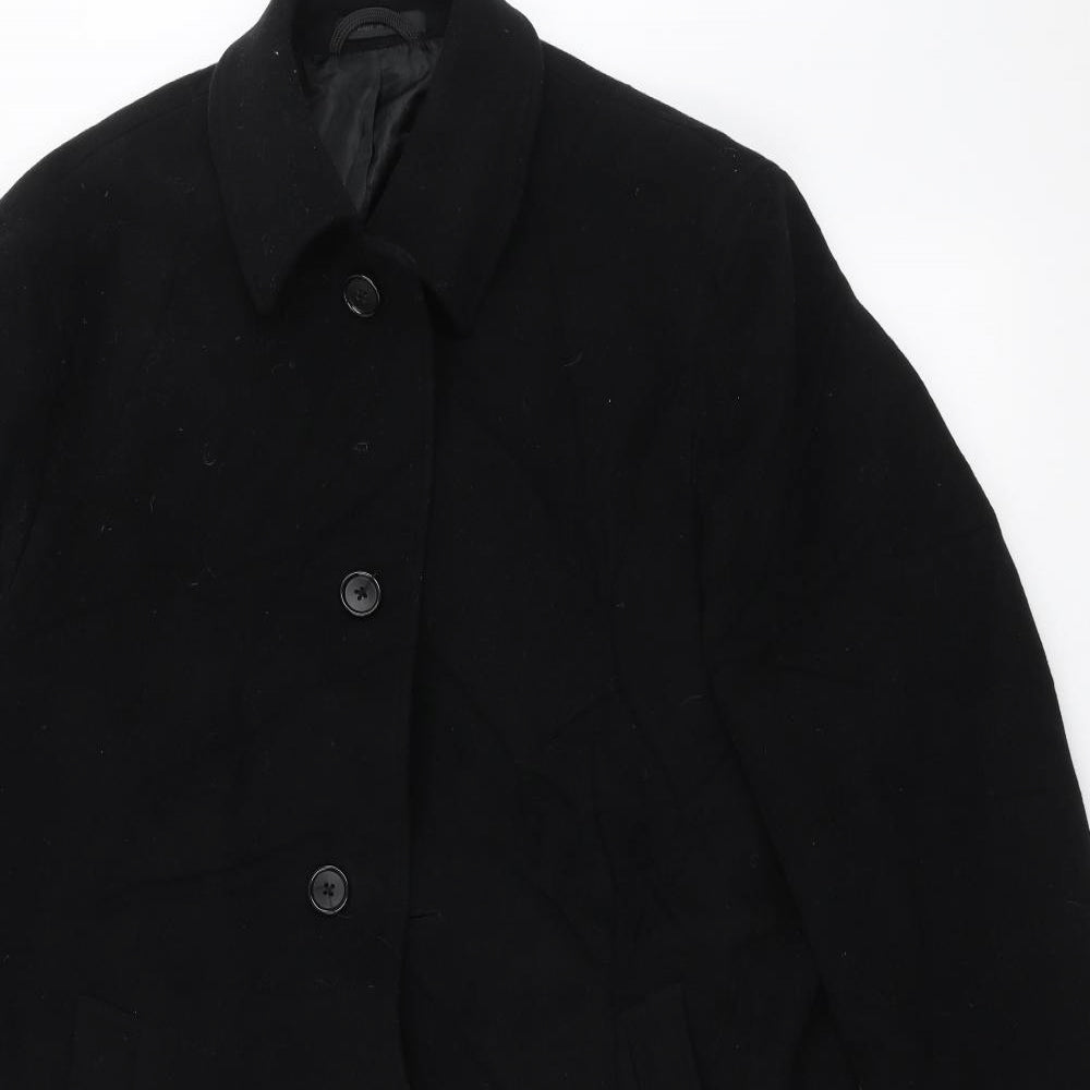 Perry Ellis Womens Black   Jacket Coat Size 40