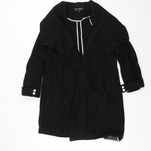 Miss Selfridge Womens Black   Jacket Coat Size 6