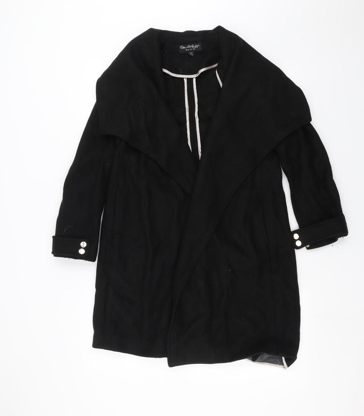 Miss Selfridge Womens Black   Jacket Coat Size 6