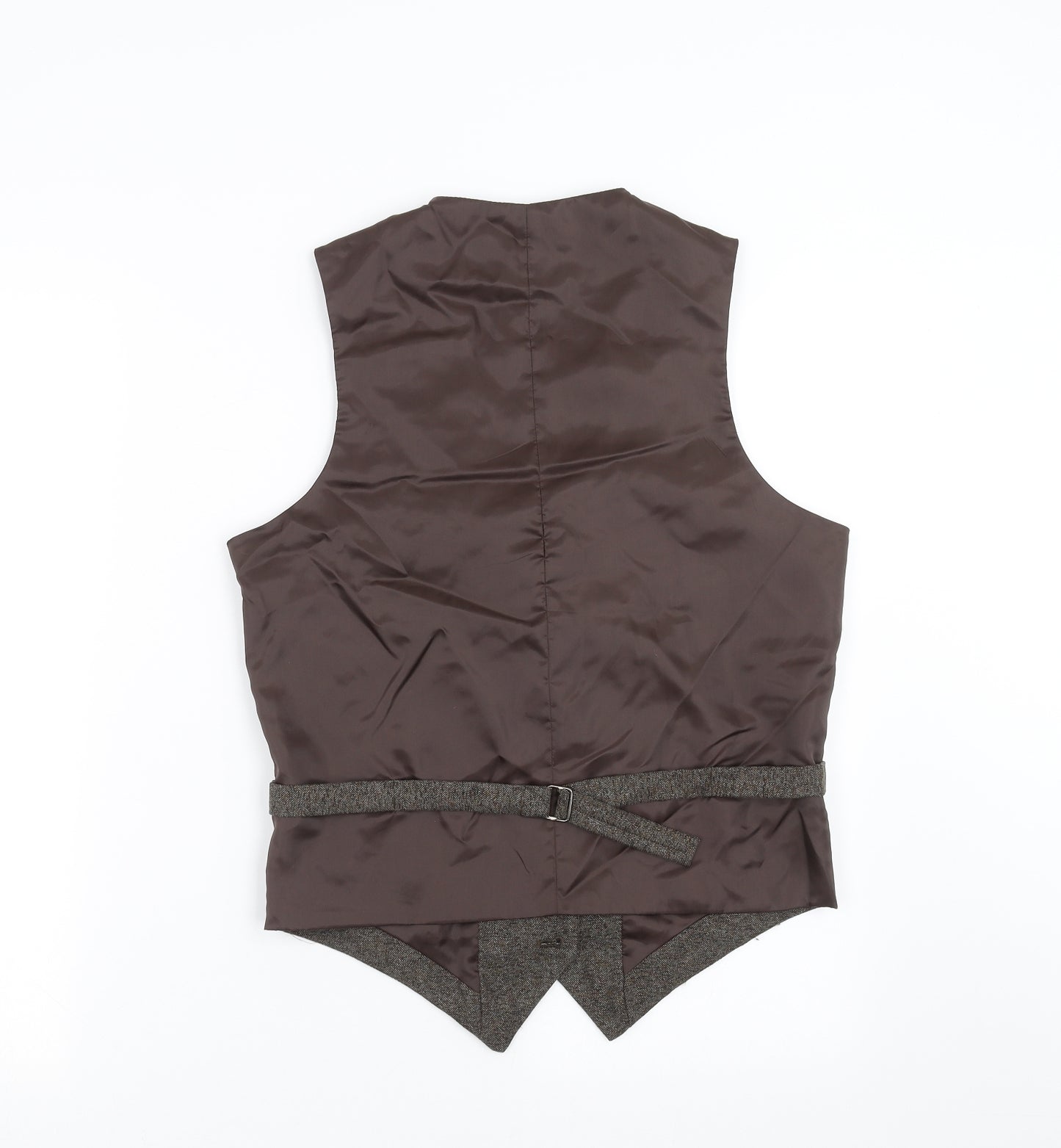 ASOS Mens Brown   Jacket Suit Waistcoat Size 38