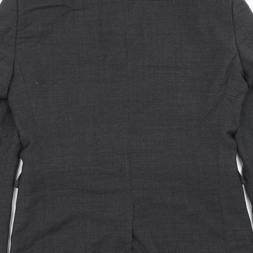 NEXT Mens Grey Geometric  Jacket Suit Jacket Size 38