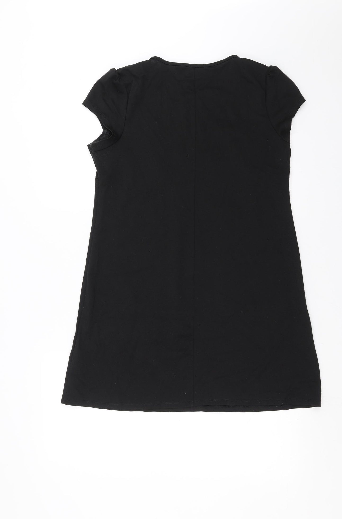 Dorothy Perkins Womens Black   T-Shirt Dress  Size 12