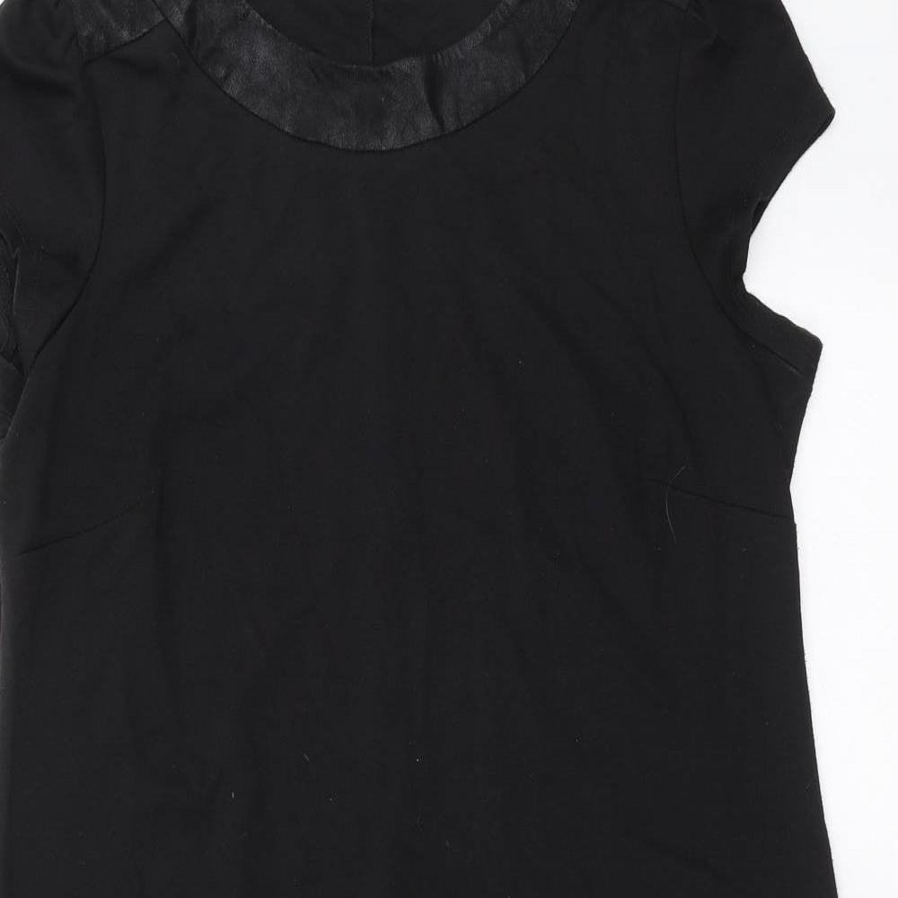 Dorothy Perkins Womens Black   T-Shirt Dress  Size 12