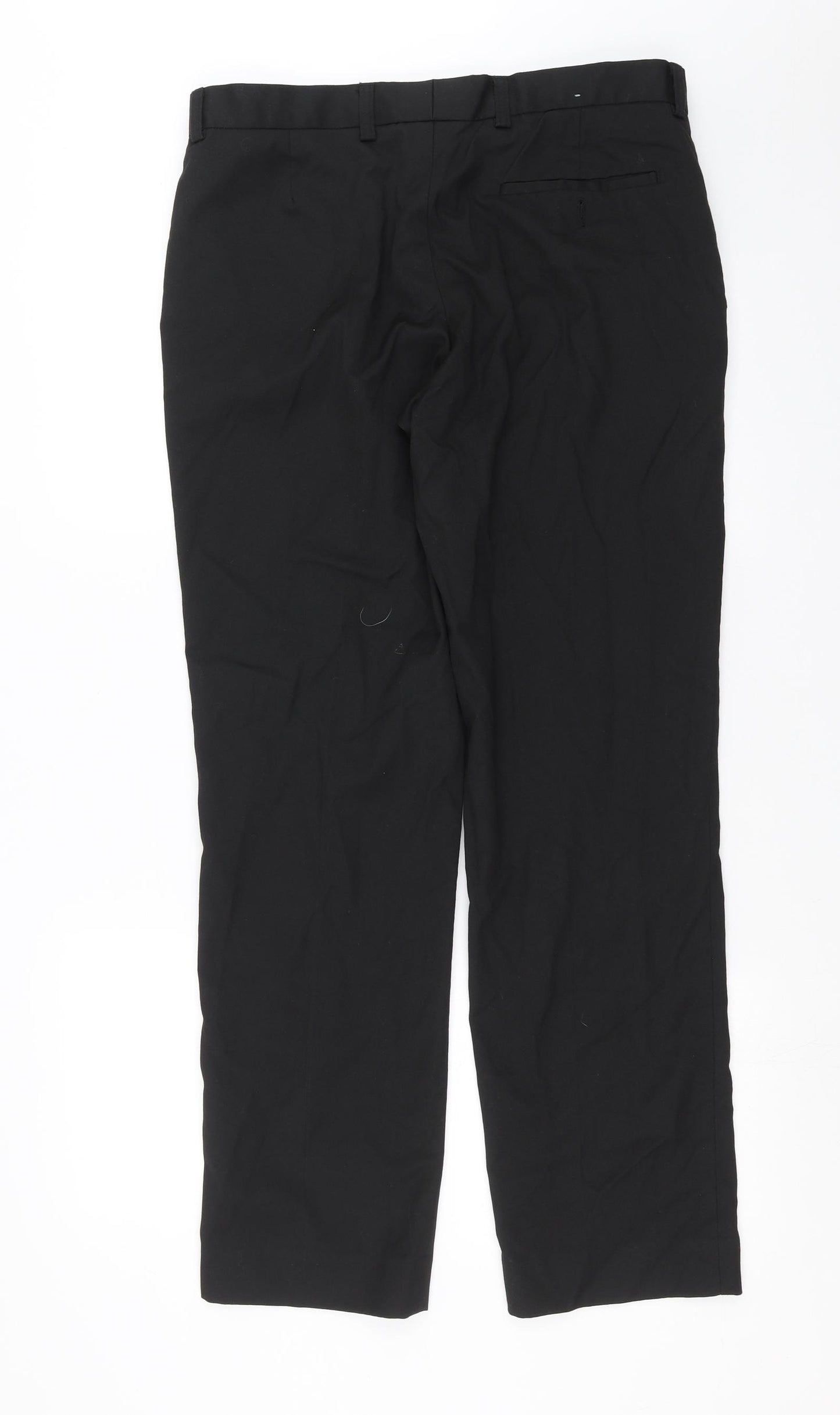TU Mens Black   Trousers  Size 34 in L31 in - Tailored fit