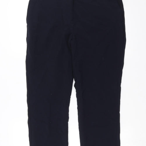 Jasper Conran Womens Blue   Cropped Trousers Size 14 L24 in